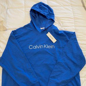 NWT Calvin Klein Blue Hoodie
